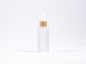 Preview: Glasflasche säuremattiert- eckige Schulter, 30ml, mit Pipette Alu gold